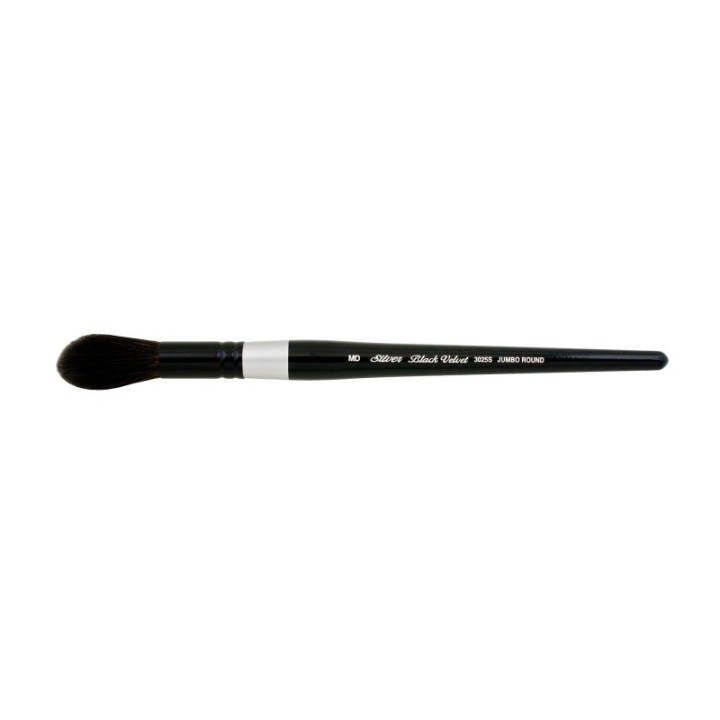 Silver Brush Black Velvet® Brush, Jumbo Round, Size M