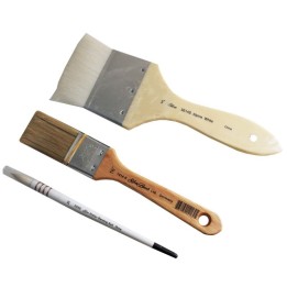 Silver Brush Blending Mix Traditional Background Brush Set, 3 Brushes