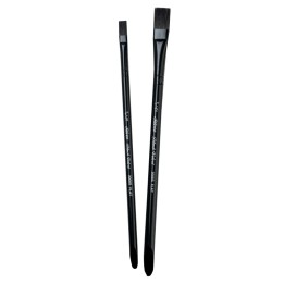 Silver Brush Black Velvet Square Wash Brushes, Set of 2
