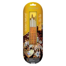 Silver Brush Golden Natural® 4-Piece Brush Set