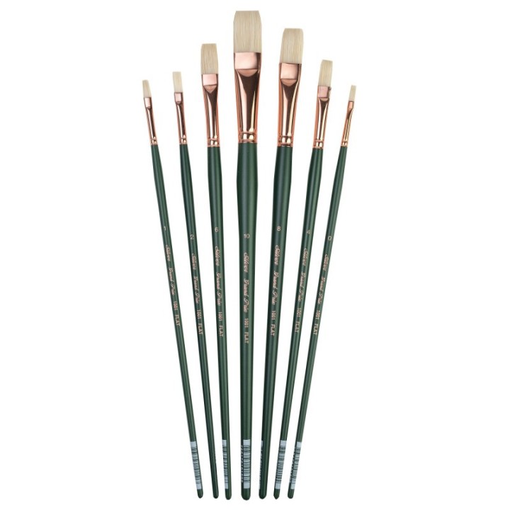 Silver Brush Grand Prix All Flats, 7 Brushes