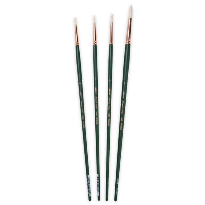 Silver Brush Grand Prix Small Rounds, 4 Brushes