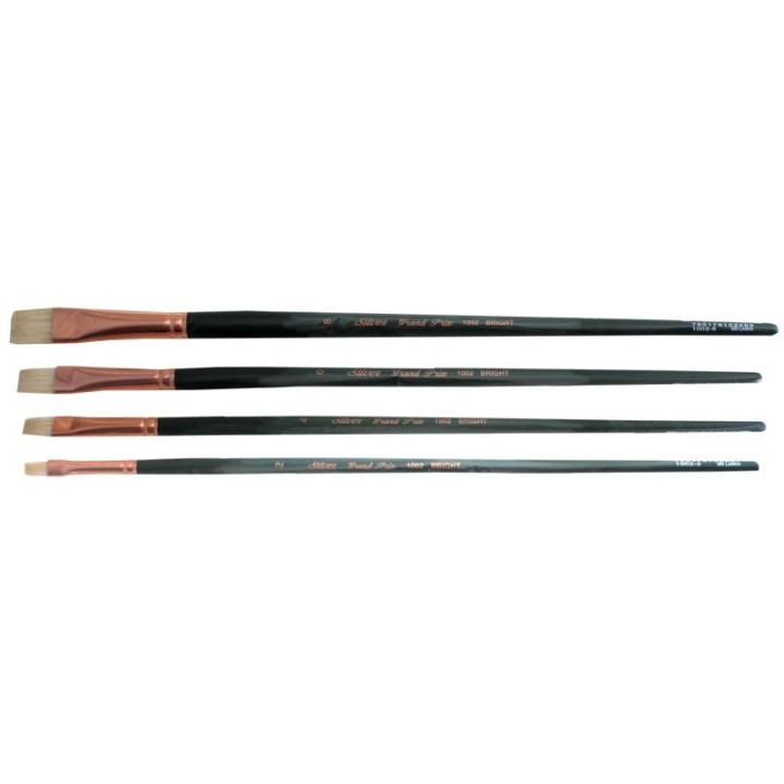 Silver Brush Grand Prix Even Brights, 4 Brushes