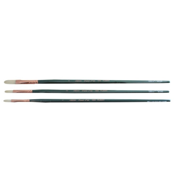Silver Brush Grand Prix Small Filberts, 4 Brushes
