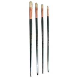 Silver Brush Grand Prix Even Filberts, 4 Brushes