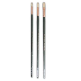 Silver Brush Grand Prix Small Long Filberts, 3 Brushes