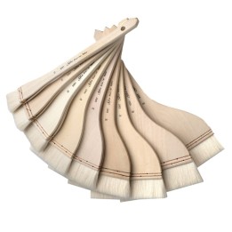 Silver Brush Silver Hake Set, 9 Brushes