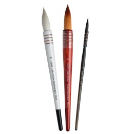 Silver Brush Atelier Quills Small, 3 Brushes