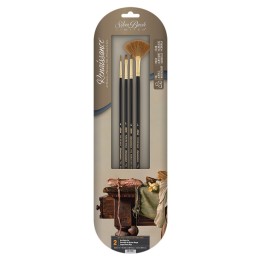 Silver Brush Renaissance® 4-Piece LH Brush Set, Size 4