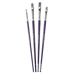 Silver Brush Silver Silk LH 4-Piece Brush Set