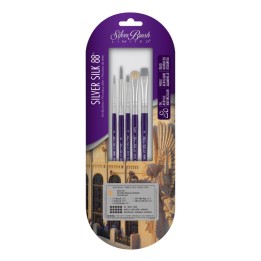 Silver Brush Silver Silk 88 SH 5-Piece Brush Set 110
