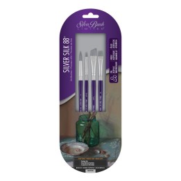 Silver Brush Silver Silk 88 SH 4-Piece Variety Brush Set