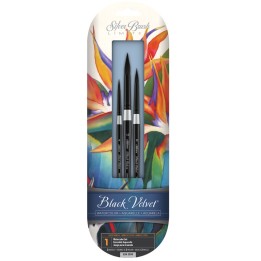 Silver Brush Susan Louise Moyer Basic Brush Set, 3 Brushes