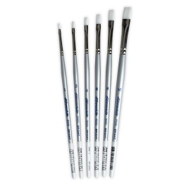 Silver Brush Silverwhite Brights, 6 Brushes