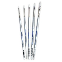 Silver Brush Silverwhite Filberts, 5 Brushes