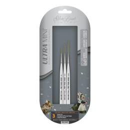 Silver Brush Ultra Mini® Striper, 3 Brushes