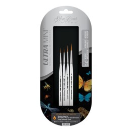 Silver Brush Ultra Mini® Ultimate Round, 4 Brushes