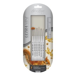 Silver Brush Ultra Mini® Basic Miniature Detail, 6 Brushes
