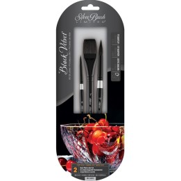 Silver Brush Black Velvet® 3-Piece BEST Basic W/C Brush Set