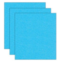 S.M. Arnold, Inc. Sponge Cloth, 7.5" x 8", Blue, Pack of 3