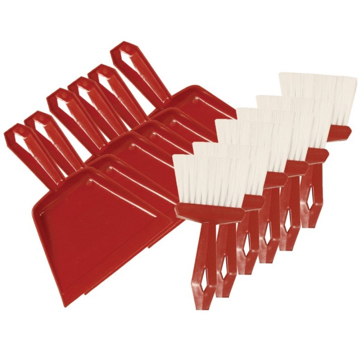 S.M. Arnold, Inc. Dust Pan & Whisk Broom Set, Pack of 6