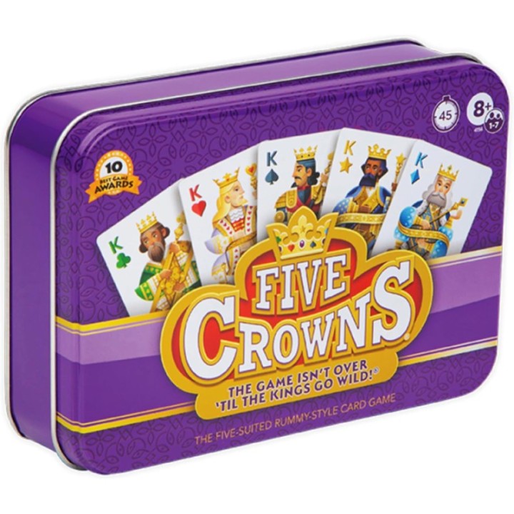SET® Family Games Five Crowns® Tin