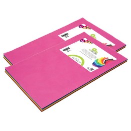 Smart-Fab® Art & Decoration Fabric Sheets, 12" x 18", Assorted, 45 Sheets Per Pack, 2 Packs