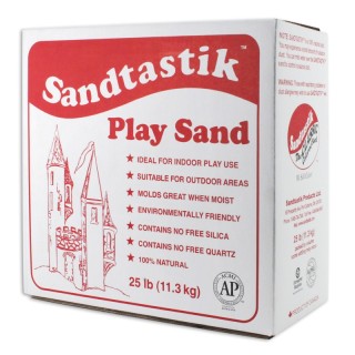 Sandtastik® Sparkling White Play Sand, 25 lb (11.3 kg)