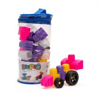 Snapo Jr. Building Blocks, Princess Creator Kit, 40 Pieces