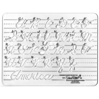 School Rite Handwriting Instruction Guide Template, Uppercase Cursive