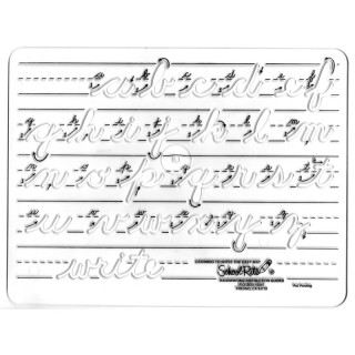 School Rite Handwriting Instruction Guide Template, Lowercase Cursive