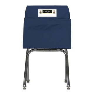 Seat Sack® Small Chair Pocket Classroom Storage Organizer - 12 inch, Blue