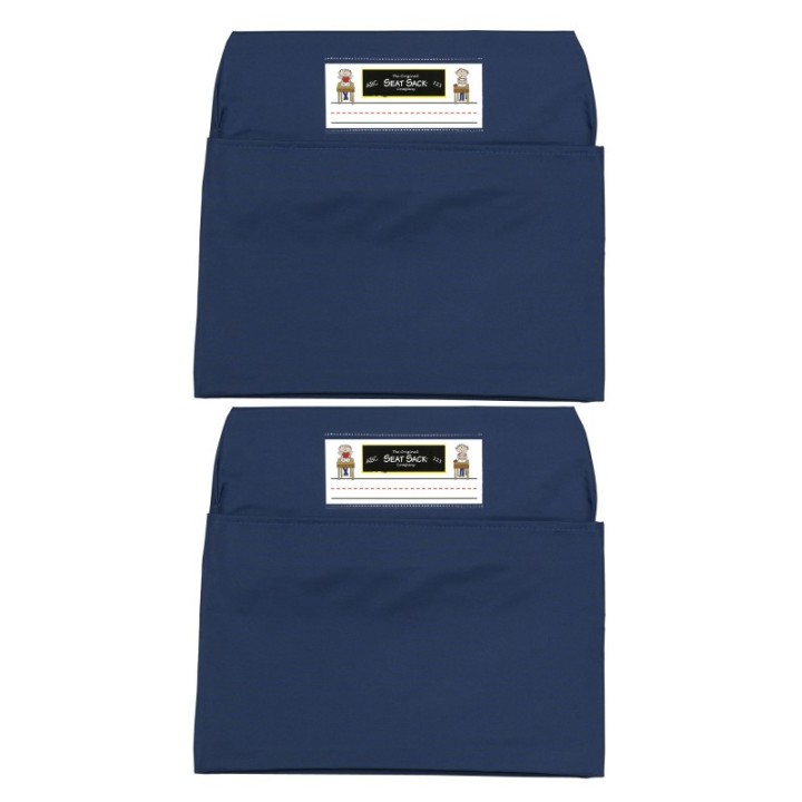 Seat Sack® Seat Sack, Small, 12 inch, Chair Pocket, Blue, Pack of 2