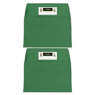 Seat Sack® Seat Sack, Standard, 14 inch, Chair Pocket, Green, Pack of 2