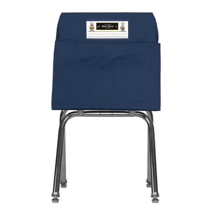 Seat Sack® Medium Chair Pocket Classroom Storage Organizer - 15 inch, Blue
