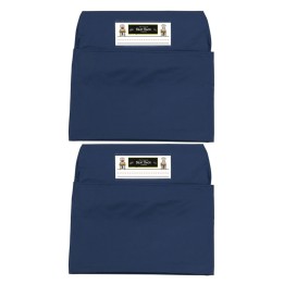 Seat Sack® Seat Sack, Medium, 15 inch, Chair Pocket, Blue, Pack of 2