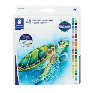 STAEDTLER® Triangular watercolor pencils, 48 colors
