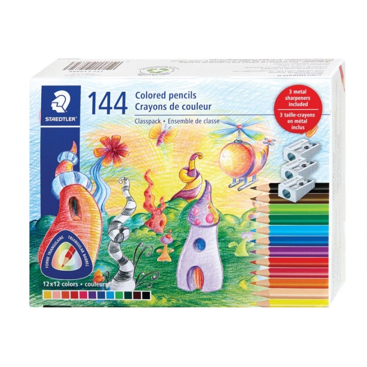 STAEDTLER® Colored Pencils, Class pack of 144