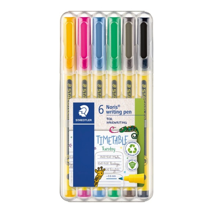 STAEDTLER® Noris® Writing Pens, 6 colors