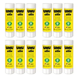 STAEDTLER® UHU Stic Permanent Glue Stick, Clear, 40 g, Pack of 12