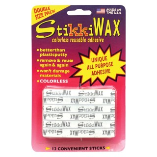 StikkiWorks StikkiWAX™ Adhesive Bars/Sticks, Pack of 12