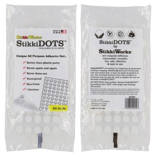 StikkiWorks StikkiDOTS™, Adhesive Dots, Pack of 50