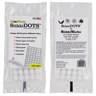 StikkiWorks StikkiDOTS™, Adhesive Dots, Pack of 100