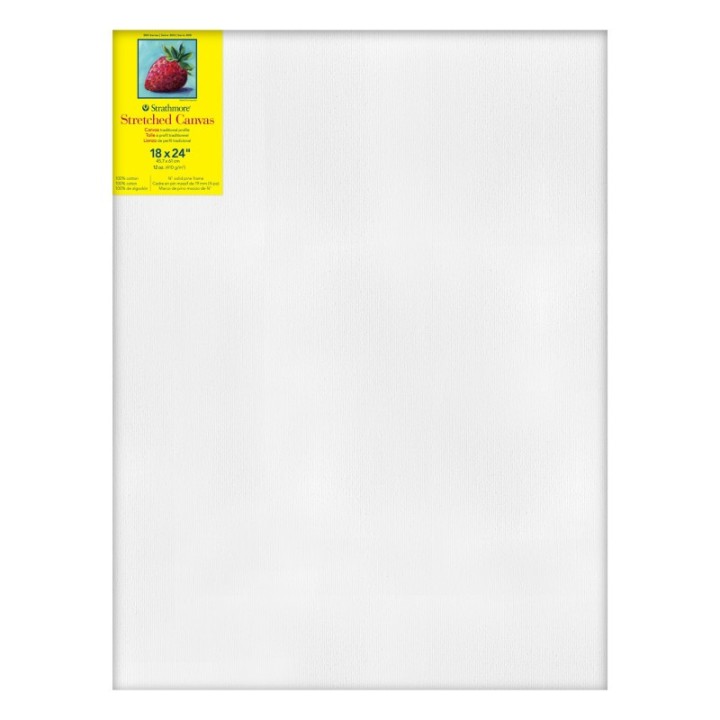 Strathmore 300 Series Traditional Stretched Canvas, 18x24 inch