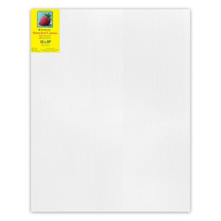 Strathmore 300 Series Traditional Stretched Canvas, 22x28 inch