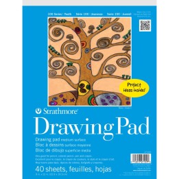 Strathmore 100 Series Drawing Pad, 40 Sheet, 9x12 inch, 1 Count