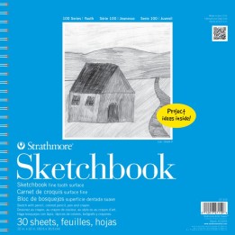 Strathmore 100 Series Sketch Pad, 30 Sheet, 12x12 inch, 1 Count