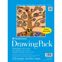 Strathmore 100 Series Drawing Bulk Sheet, 9x12 inch, 200 Sheets