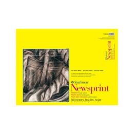 Strathmore 300 Series Newsprint Pad, Tape Binding, 100 Sheet, 18x24 inch, 1 Count