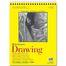 Strathmore 300 Series Drawing Pad, Top Wire Binding, 50 Sheet, 11x14 inch, 1 Count
